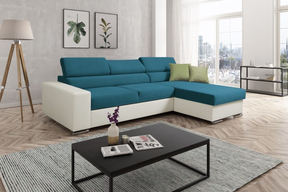 Furniture Sobczak Lotus modrá pravá