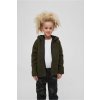 Kids Teddyfleecejacket Hood - olive 122/128
