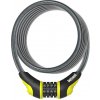Zámek ONGUARD spirála 1800x10 mm kódový žlutá