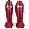 Chrániče holene a priehlavku - FAIRTEX - Competition - červené