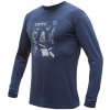 SENSOR MERINO ACTIVE OUTSIDE pánske tričko dl.rukáv deep blue Veľkosť: XL termobielizeň
