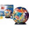 RAVENSBURGER 3D PUZZLE Pokémon BALL PRE DETI POKEBALL ČIERNA 54 DIELOV 6+