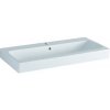 Geberit iCon - Umývadlo, 60x49 cm, s prepadom, otvor na batériu, biela 124060000