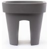 Prosperplast Kvetináč na zábradlie LOFLY RAILING sivý kameň 39,6cm