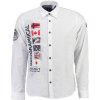 GEOGRAPHICAL NORWAY košeľa pánska ZERABATI LS MEN 100 S biela