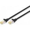 Digitus CAT 6A S-FTP patch cable, Cu, LSZH AWG 26/7, length 10 m, color black