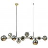 Zuma Line Zuma Line 1213 - Luster na lane SERENITY 10xG9/8W/230V zlatá/dymová čierna ZL0901 + záruka 3 roky zadarmo + záruka 3 roky zadarmo