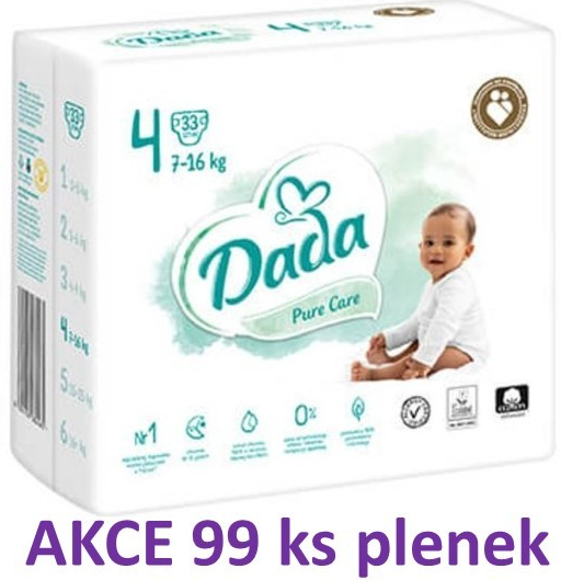 Dada PURE Care 4 MAXI 7-16 kg 99 ks