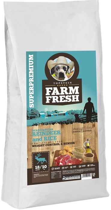 Farm Fresh Scandinavian Reindeer and Rice Weight Control & Senior 5 kg