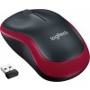 Logitech M185 Mouse Red (910-002240)
