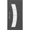 Splendoor Hliníkové vchodové dvere Moderno M340/P, antracitová metalíza, 110 Ľ
