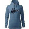 Florbal team - Mikina dámská Cape s kapucí - S ( Denim )