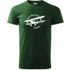 Still Plays With Planes - Tričko extra veľké (5-8XL) - 5XL ( Fľaškovozelená )