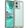 Akrylový kryt Colorful na Motorola Edge 40 Neo - Priehľadná šedá