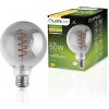 Dekoratívna LED žiarovka E27 G95 6W = 50W 420lm 2200K Teplé 360° vlákno LUMILED GLOBE Smokey