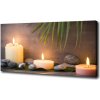 Moderný fotoobraz canvas na ráme Plající sviece 100x50 cm