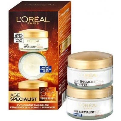 L'Oréal Paris Age Specialist 65+ denný a nočný krém 2 x 50 ml
