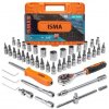 ISMA Súprava náradia 1/4 bity hlavice 46 ks