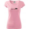 EKG hasiči - Dámske tričko Pure - S ( Ružová )