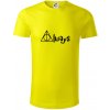 Harry - Always - Tričko z organickej bavlny - 3XL ( Citrónová )