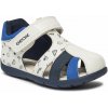 Geox sandále pre deti, z ekologickej kože, biele, veľkosť 18