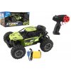 Teddies Auto RC buggy terénne 22 cm 2,4 GHz na batérie + dobíjací pack Zelené