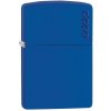 Zippo Royal Blue Matte Logo 26095