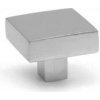 nábytková úchytka, kovová štvorcová knopka 36313, matný chróm, 30x30mm