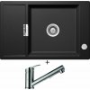 Schock MONO D-100XS Stone + Schock EVINAS 577120 nerezový