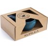 Kupilka dárková sada KUKSA 210 ml + talíř + čajová lžička - Blueberry (BLUE)