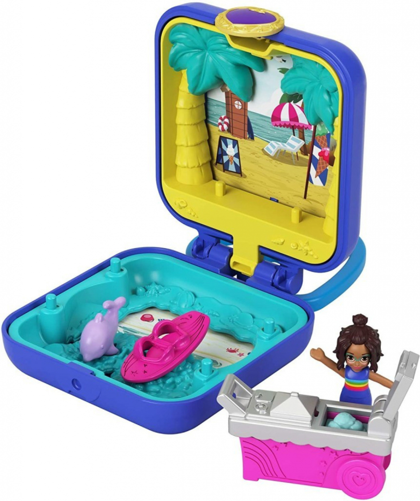 MATTEL Polly Pocket tropická pláž pidi pocket