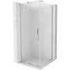 Mexen Velar sprchovací kút posuvný 90 x 90 cm, mráz, chróm - 871-090-090-31-01
