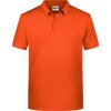 James & Nicholson Polokošile JN 8010, bio bavlna, krátký rukáv, pánská COT02801010705-dark orange 2XL Oranžová tmavá