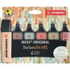 Zvýrazňovač STABILO BOSS NatureCOLORS, sada 6 farieb