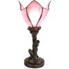Ružová lampa Tiffany PINKY Ø18*32