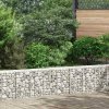 vidaXL Gabionové vyvýšené postele 3 ks 30x30x50 cm železo