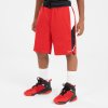 Tarmak detské obojstranné basketbalové šortky SH500R čierno červené