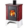 Haas+Sohn Empoli AL II bordová 12,2kw teplovodné krbové kachle s prívodom externého vzduchu