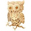 Woodcraft Dřevěné 3D puzzle sovička