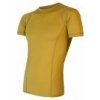 SENSOR MERINO AIR pánské triko kr.rukáv mustard M; Žlutá