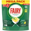 Fairy Original All in1 kapsule do umývačky Citrón 62 ks