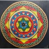 Mandala lásky - Ing. Lujza Ferková, originálny, ručne maľovaný obraz M (do veľkosti 65x65cm) Viac farieb