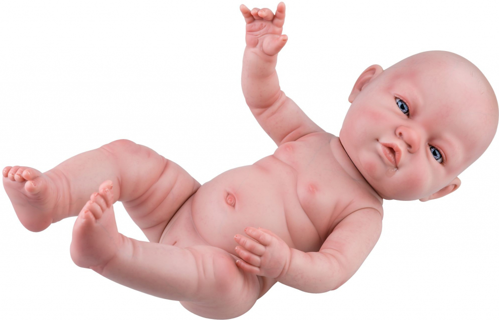 Paola Reina Realistické miminko rebornovaná holčička Bebita real 45 cm