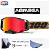 100% Armega Hiper Glory mx okuliare red lens