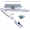 Zatvárač dverový DC 110 EN2/3/4 strieborný s ramienkom 950 mm/80 kg EN nastaviteľný
