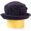 Karpet Dámsky flaušový klobúk zdobený mašľou - fialová 55-56