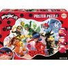 Puzzle plagát Miraculous Ladybug Educa 250 dielov od 8 rokov