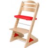 Jitro Detská rastúca stolička Plus Buk Červený klin + červená