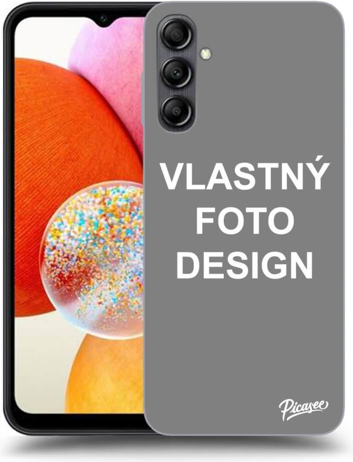 Púzdro Picasee silikónové Samsung Galaxy A14 5G A146P - Vlastný design/motiv čierne