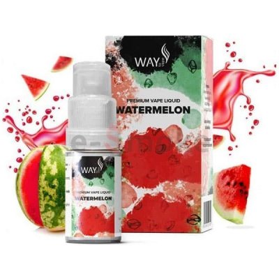 10ml Watermelon WAY to Vape E-LIQUID, obsah nikotínu 3 mg